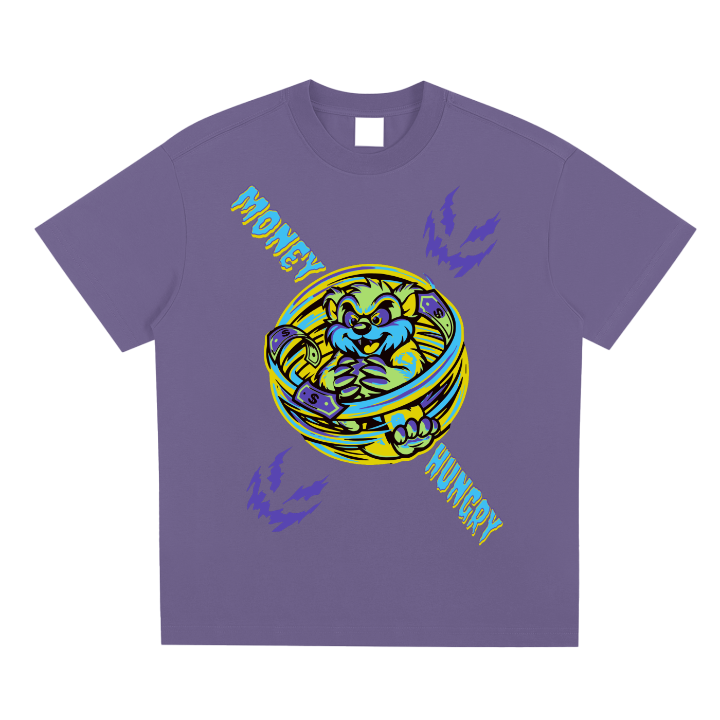 TAZ MONEY HUNGRY T SHIRT DESIGN ANGHELO GIOVANNI