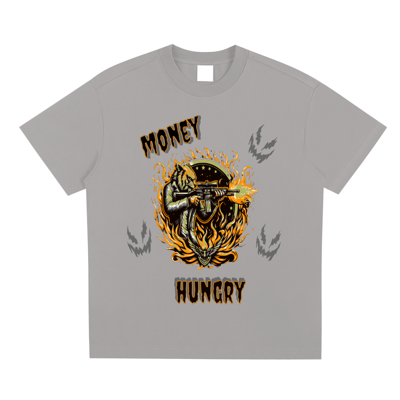 MONEY HUNGRY T SHIRT DESIGN ANGHELO GIOVANNI