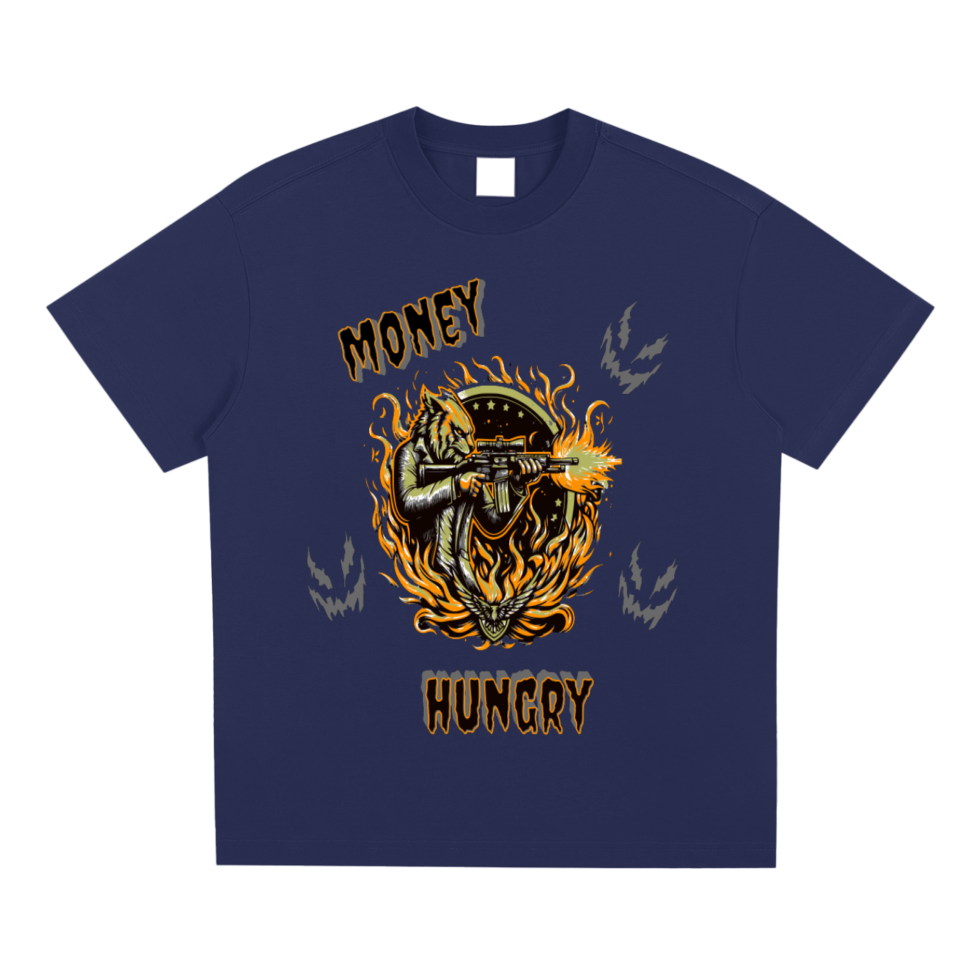MONEY HUNGRY T SHIRT DESIGN ANGHELO GIOVANNI