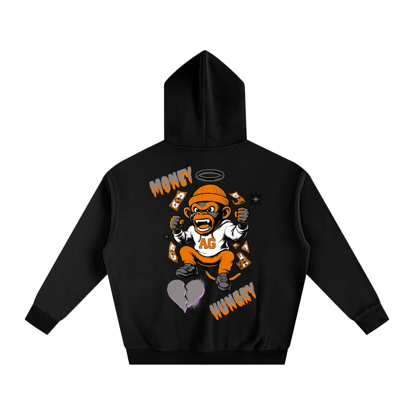 MONEY HUNGRY HOODIE  ANGHELO GIOVANNI