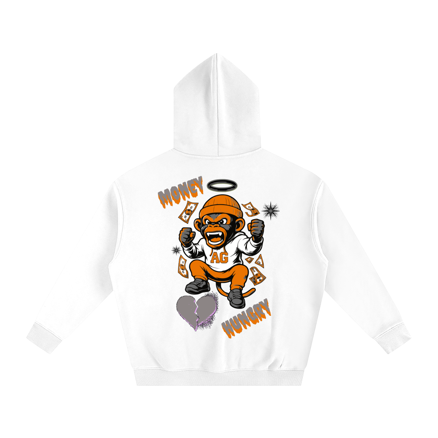MONEY HUNGRY HOODIE  ANGHELO GIOVANNI