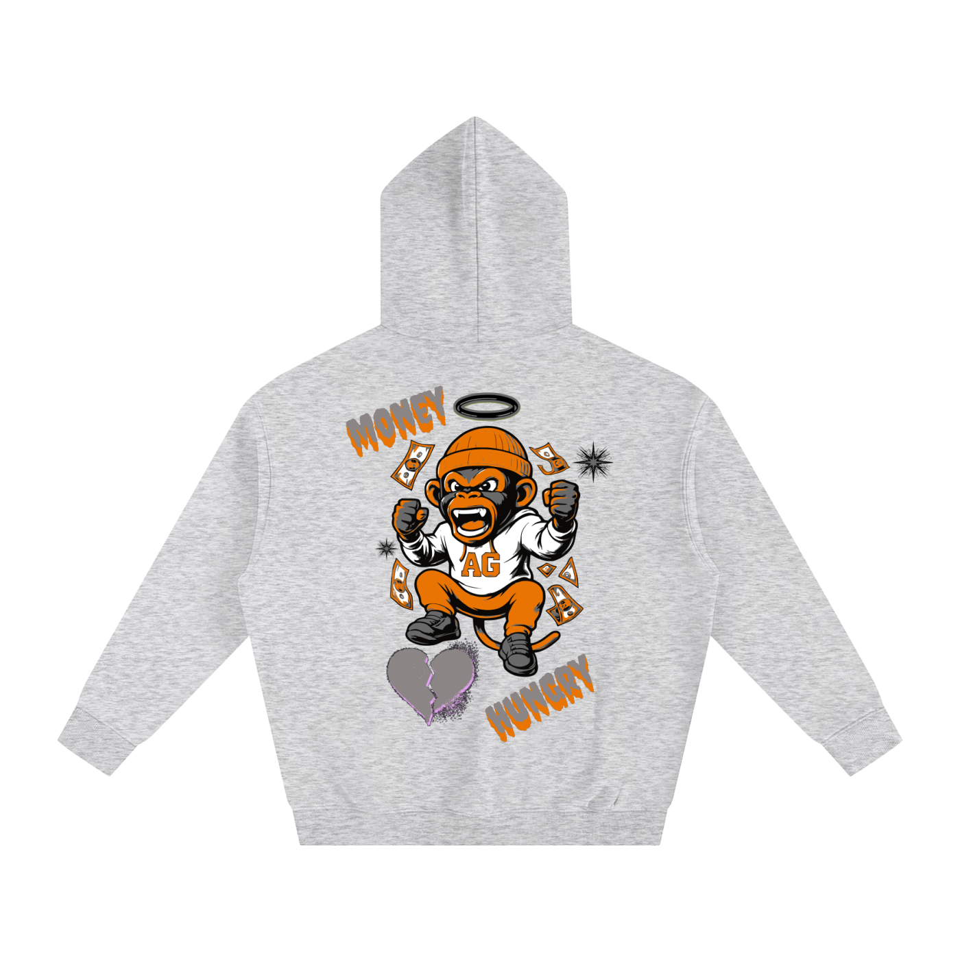 MONEY HUNGRY HOODIE  ANGHELO GIOVANNI