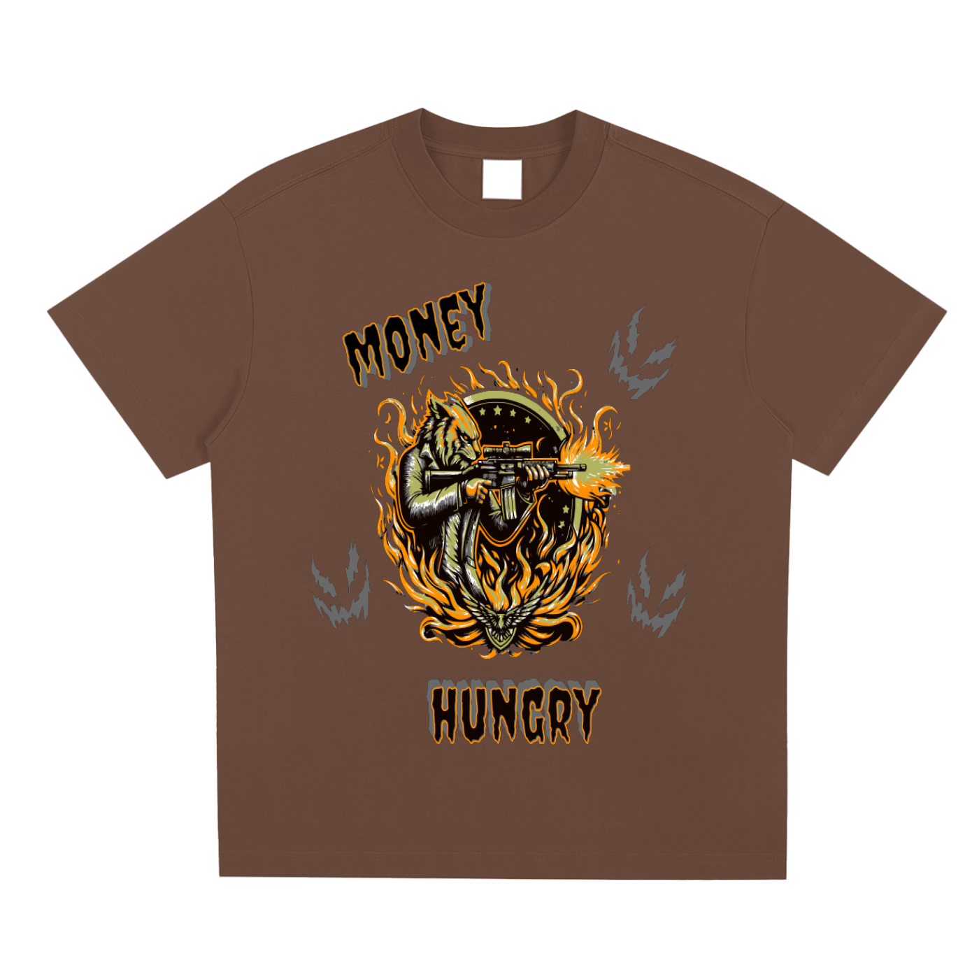 MONEY  HUNGRY T SHIRT DESIGN ANGHELO GIOVANNI